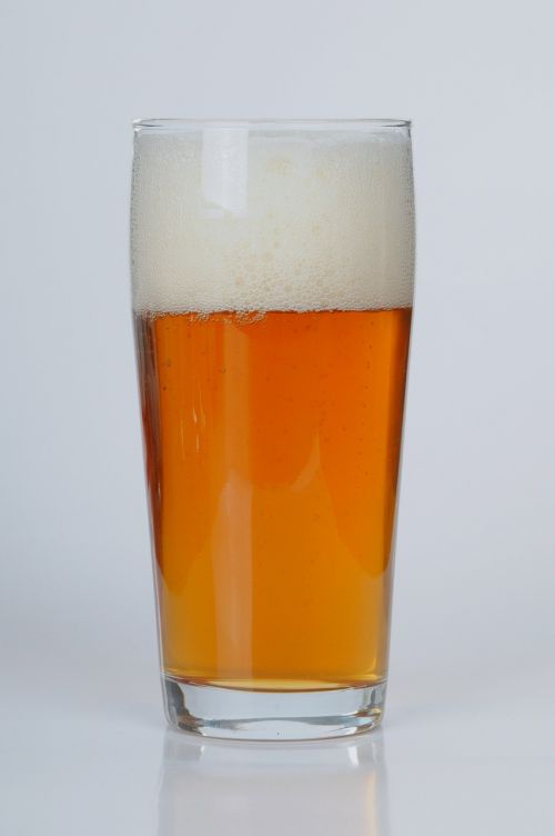 glass beer glasses light
