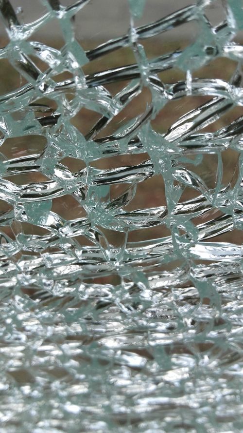 glass pane cracked