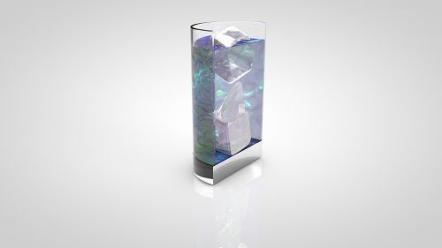 glass water bar