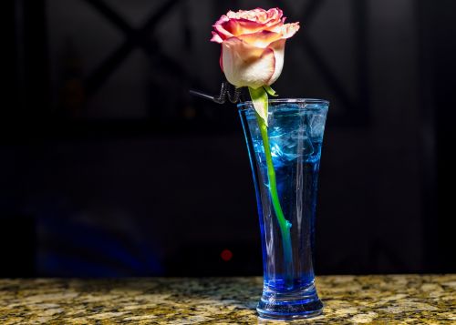 glass drink bar
