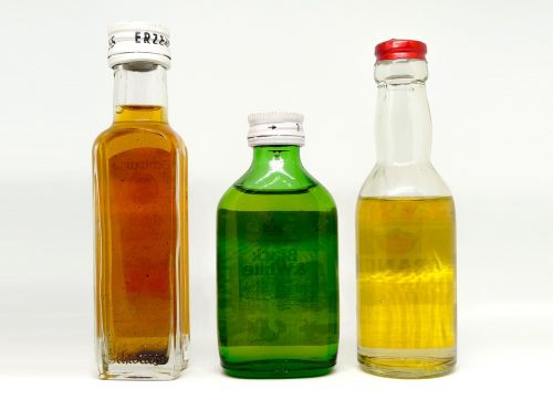 glass bottle liquid
