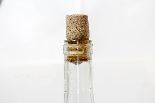 glass  cork  bottle