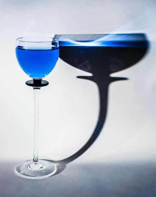 glass drinking cup light