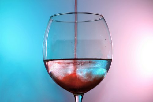 glass  wine  water
