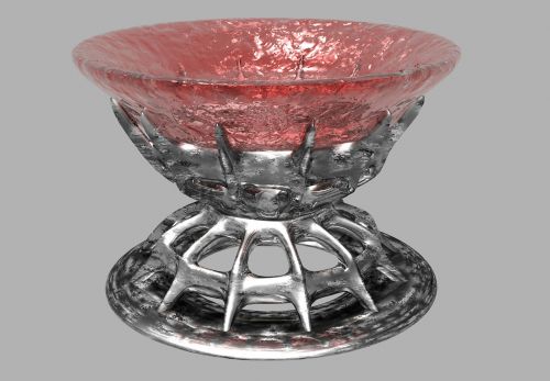 glass bowl metal