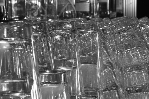 glass  drinking glass  bar