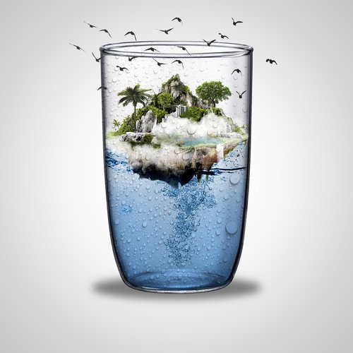 glass  water  water drop