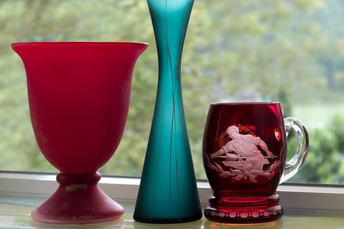 glass  vase  krug