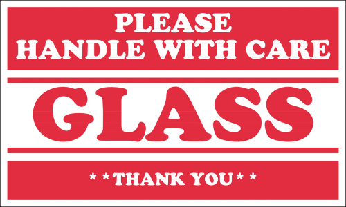 glass warning care