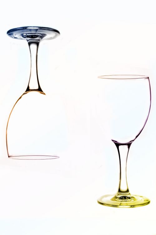 glass double still life