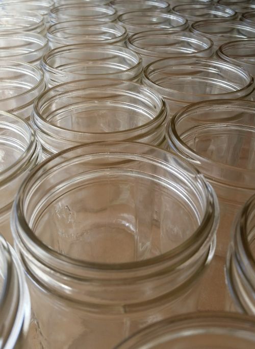 glass jar stack