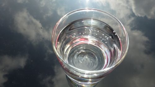 glass water sky