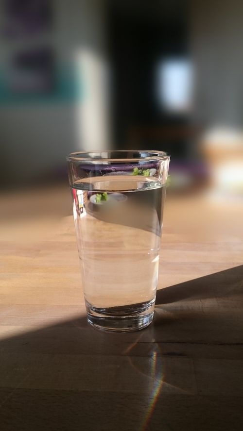 glass water drink