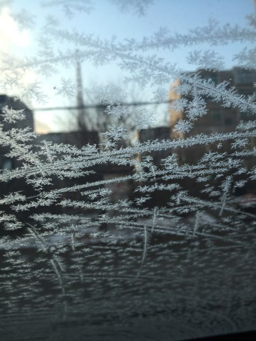 glass frost winter