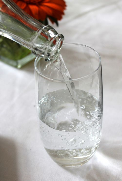 glass water drink