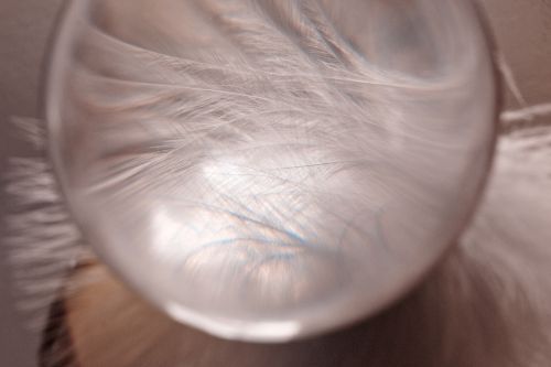 glass ball feather ease