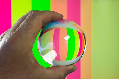 glass ball  colorful  ball