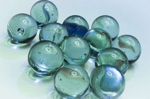 glass balls  balls  green
