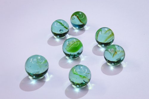 glass balls  balls  green