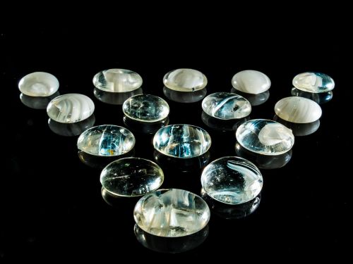 glass blocks semi precious stones rhinestones