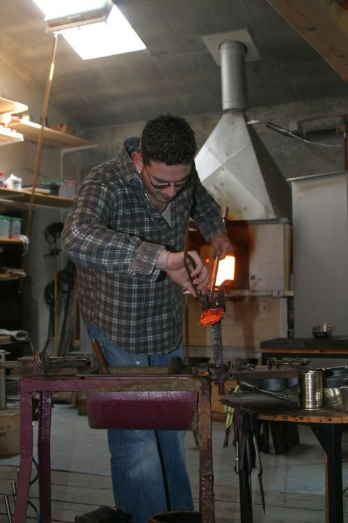 glass blower bavarian forest bavaria