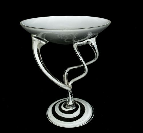 glass bowl decoration artfully swinging