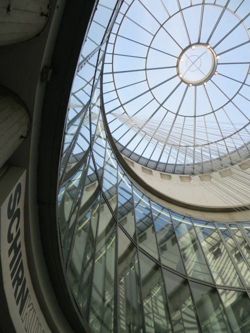glass dome frankfurt museum