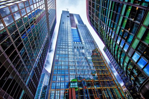 glass facade london tower