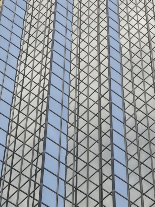 glass facade office building dallas
