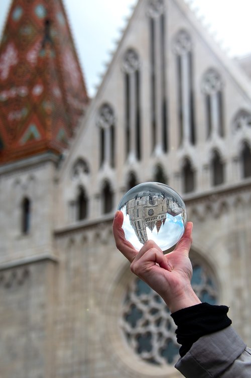 glass globe  fotógömb  buda castle