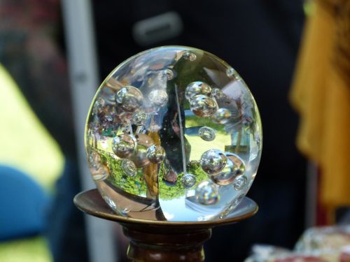 glass sphere crystal ball