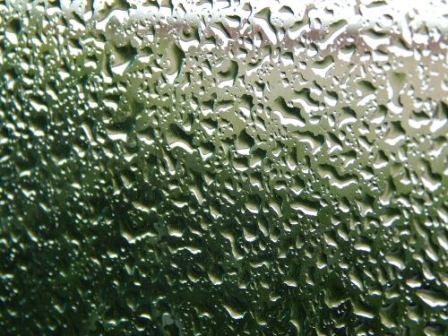 glass wet drops rain