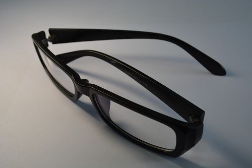 glasses black-frame glasses close-up