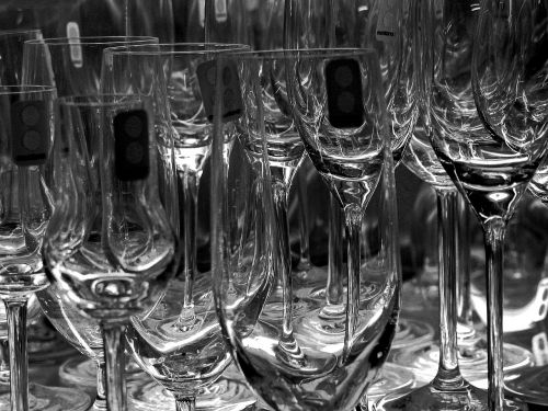 glasses champagne glasses glass