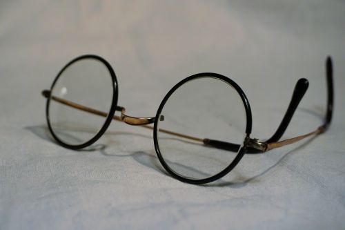 glasses round vollrandbrille old