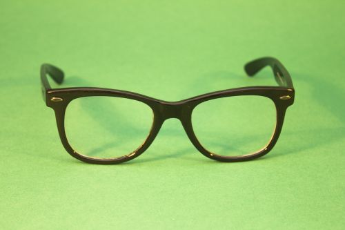 glasses black green