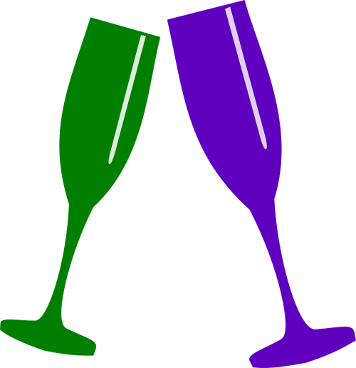 glasses champagne celebration