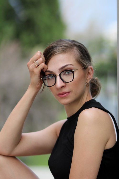 glasses  model  women