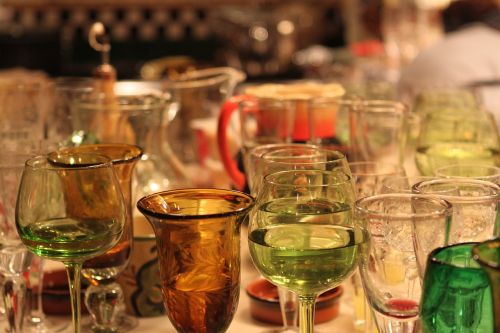 glasses glassware dishes