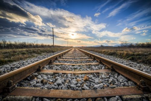 gleise old railroad tracks seemed