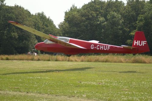 glider aircraft landing