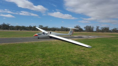 glider glider club takeoff
