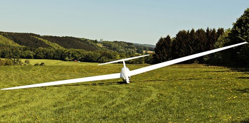 glider  landscape  aircraft