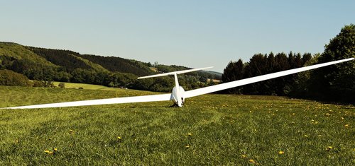 glider  landscape  aircraft