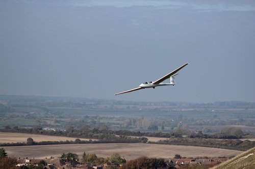 glider  dunstable downs  flight