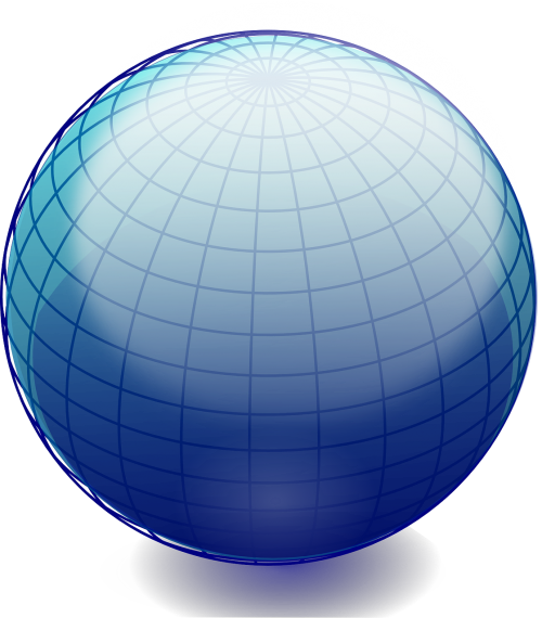 globe ball glossy