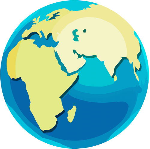 globe world map earth