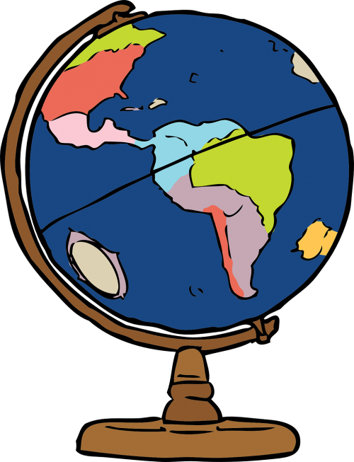 globe geography model