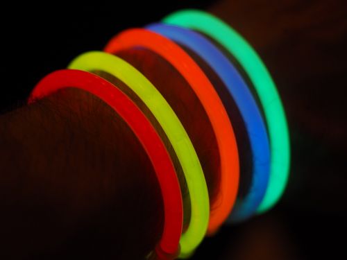 glow stick colorful light