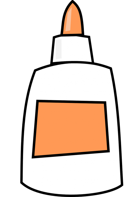 glue bottle white